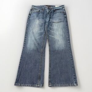 GUESS Jeans Mens 32x28‎ Blue Denim Rowland Relaxed Straight Fit Baggy Y2K Skater